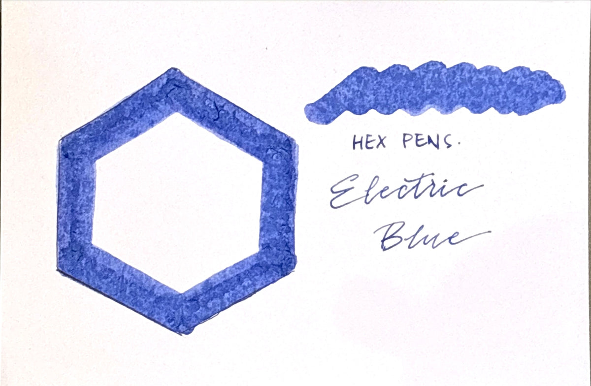 Pen Ink Hex Code Electric Blue – Hex Pens