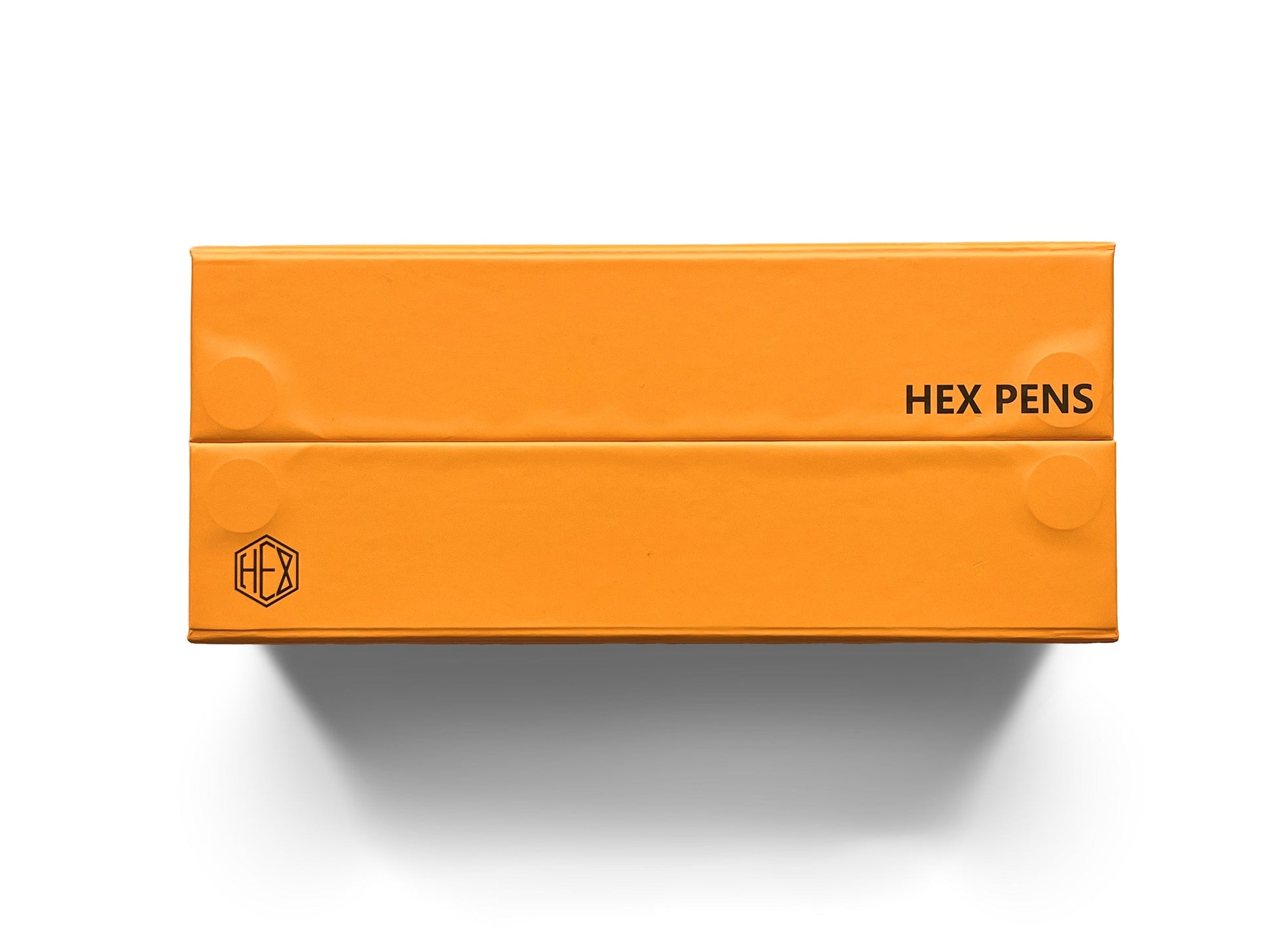 Hex Pens Triple Twist Lucent Box Packaging Closed