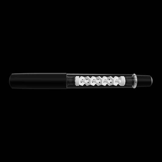 3D Model of the Hex Pens Entwined Evolved 3D Printed Fountain Pen that is Capped